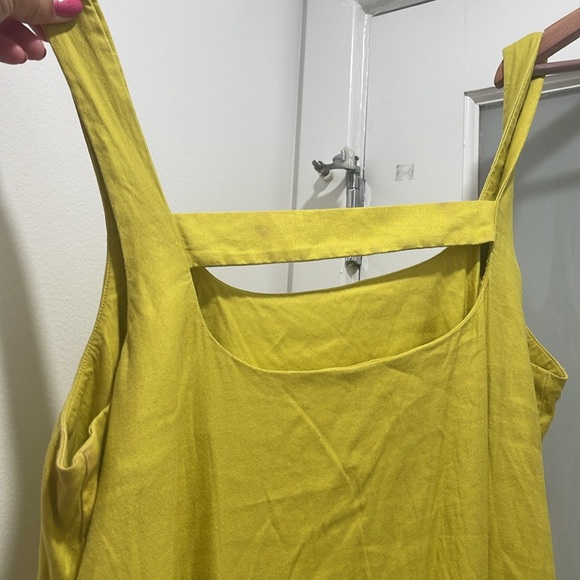 Work once Maeve Anthropologie Chartreuse Lime dress - Picture 4 of 5